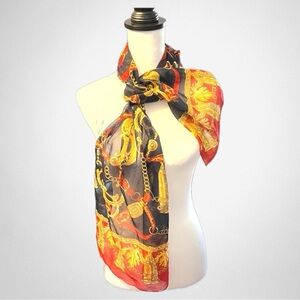 Vintage classical designer inspired scarf